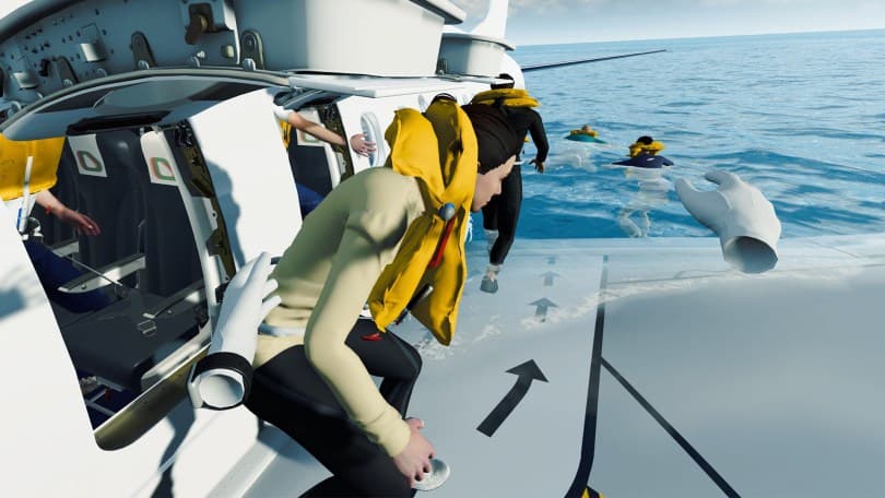 Flyselskapets Flight Attendant Simulator VR ser intens ut