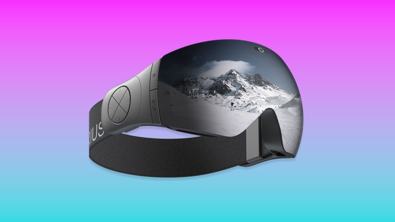 AR Ski Goggles Vis informasjon mens du makulerer