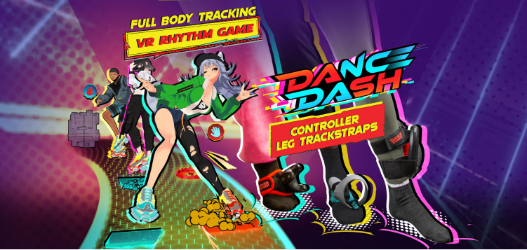 Dance Dash on VR-peli, jota pelaat jaloillasi